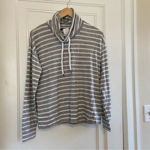 Banana Republic Striped Cowl top